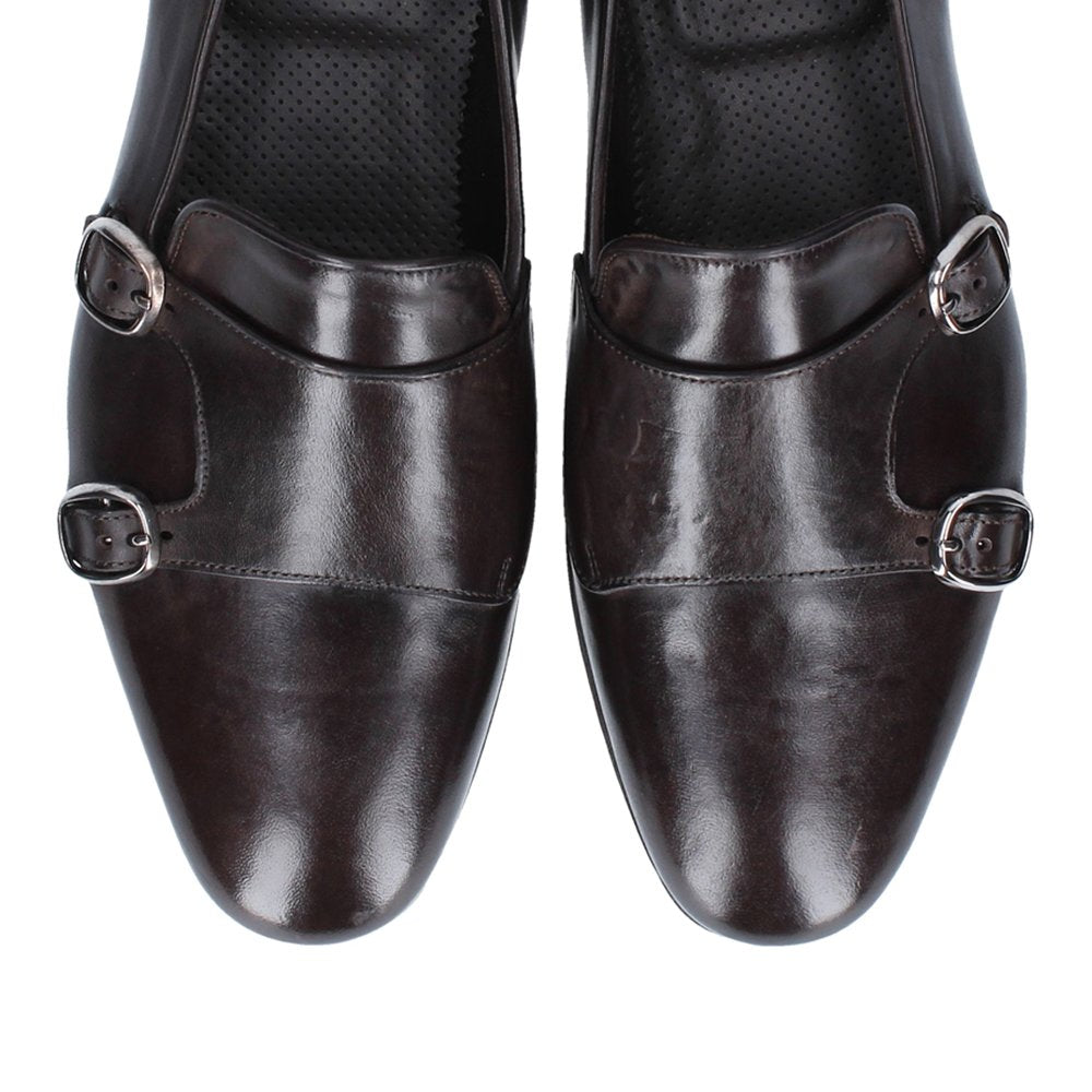 DOPPIA FIBBIA SIRIO - Marron foncé