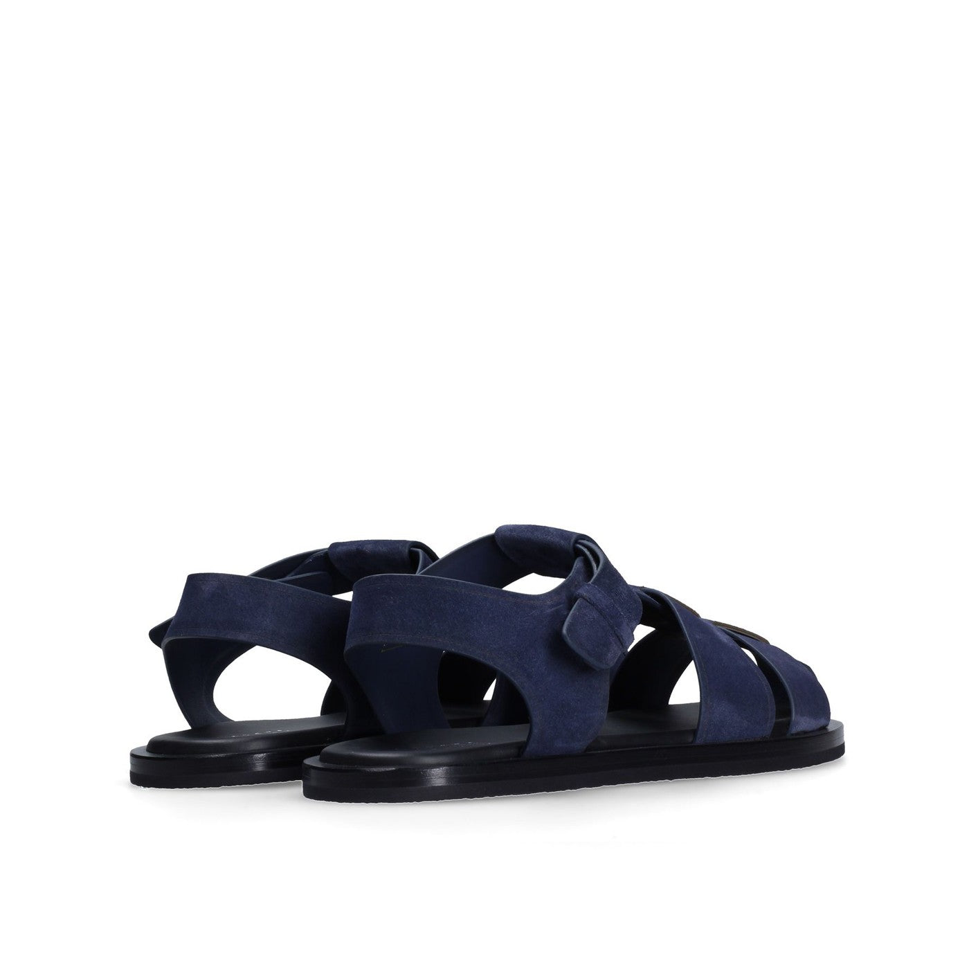 Sandalo da uomo in camoscio blu modello baltimora 3