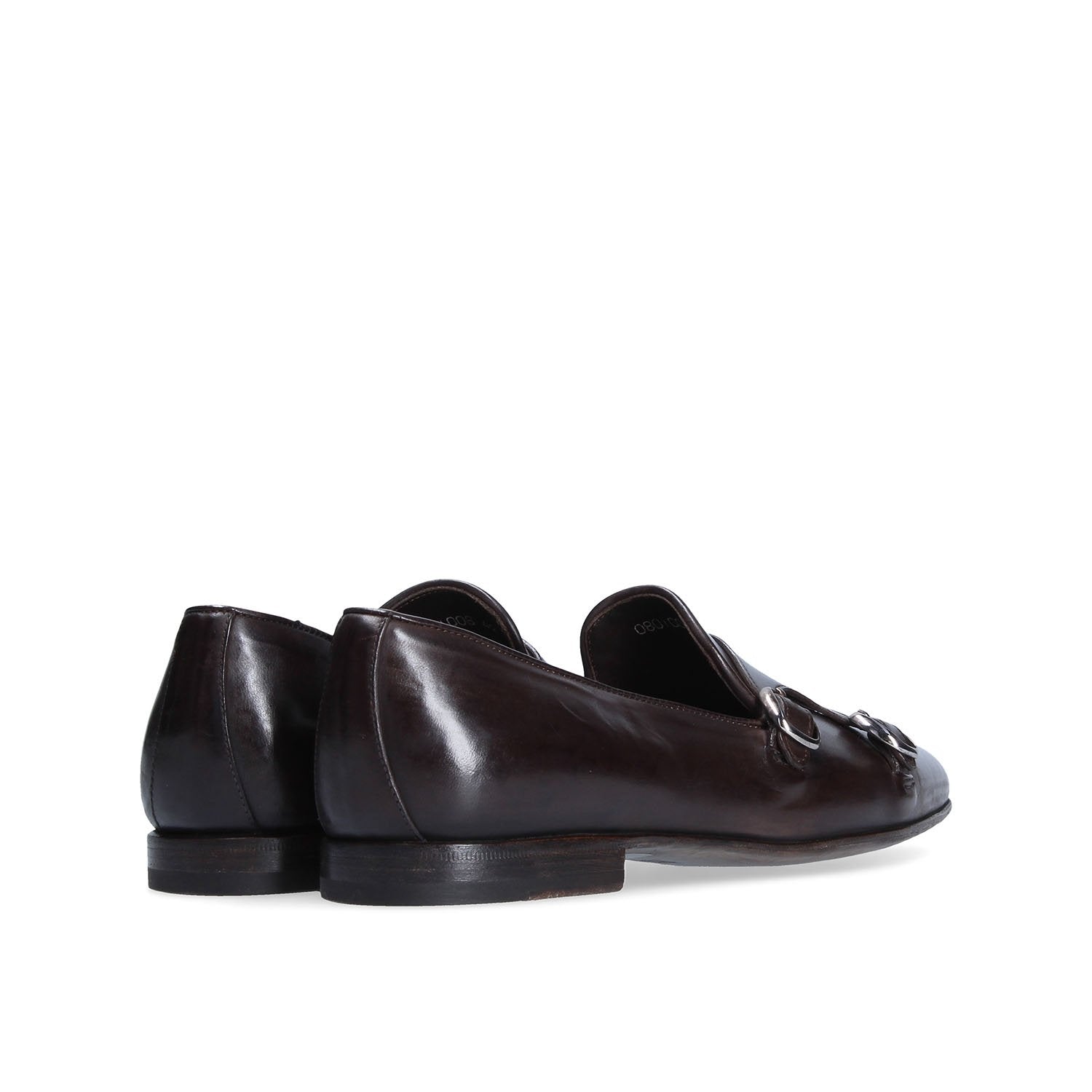 DOPPIA FIBBIA SIRIO - Marron foncé