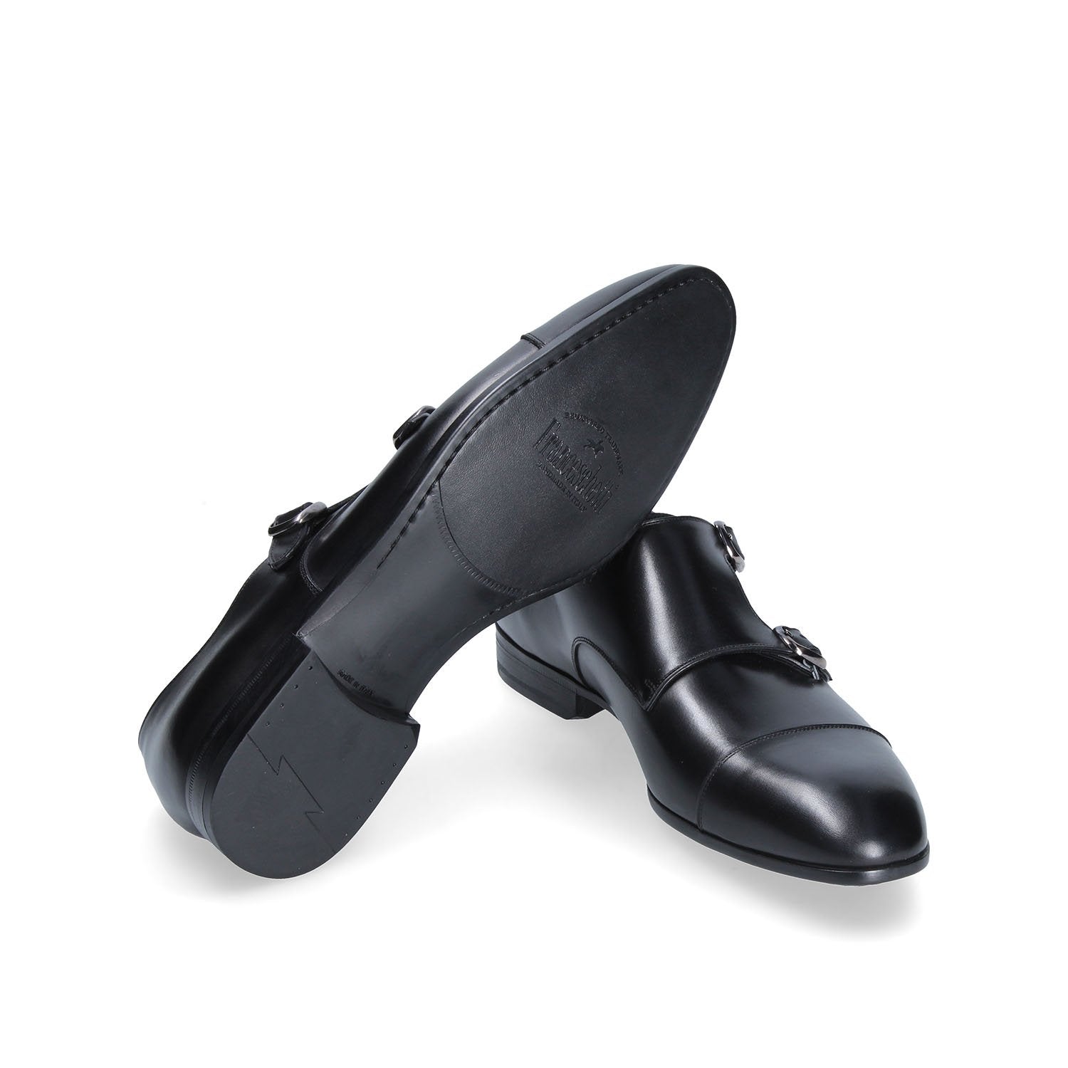 DOPPIA FIBBIA LUCCA - Black