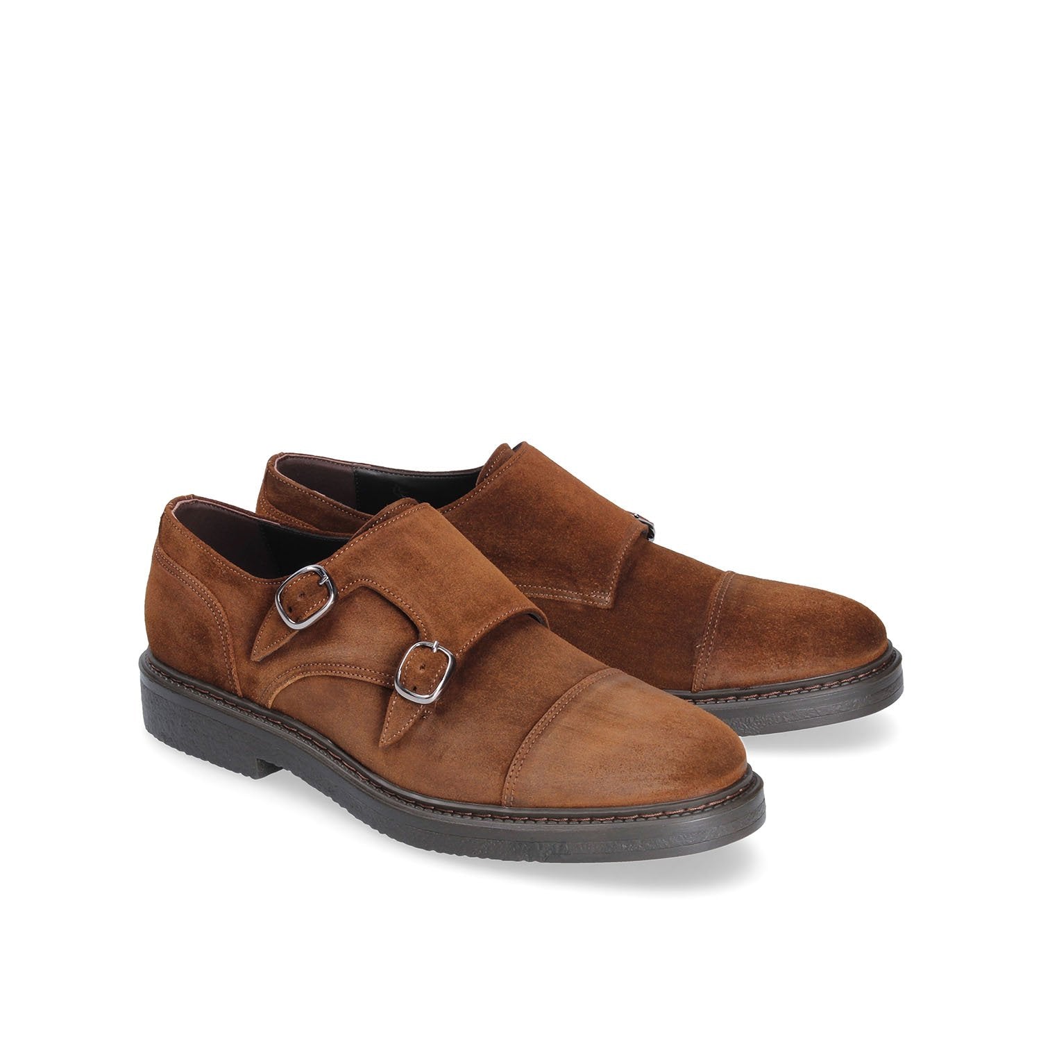 DOPPIA FIBBIA CLAY - MARRONE