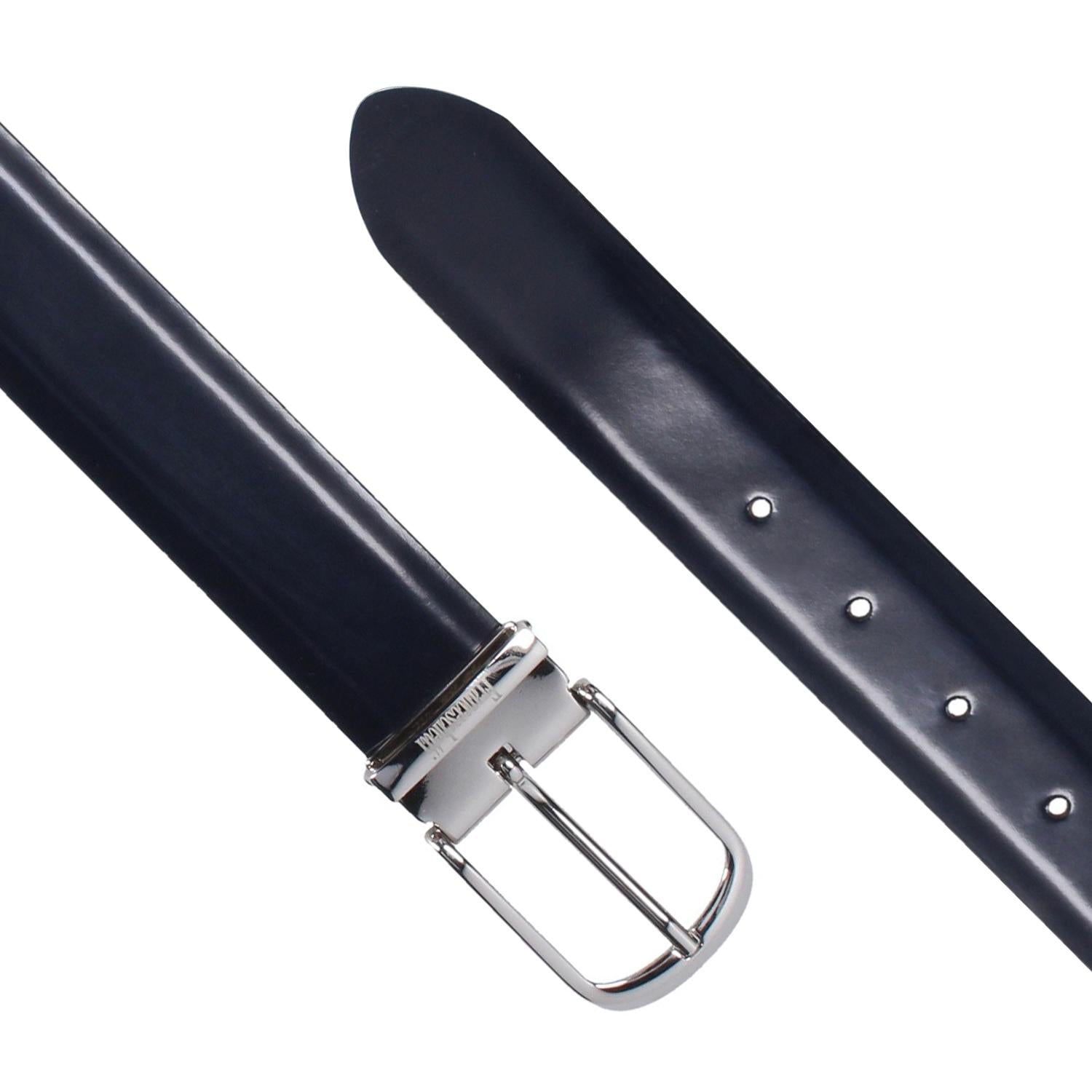 CINTURA IN PELLE BLU