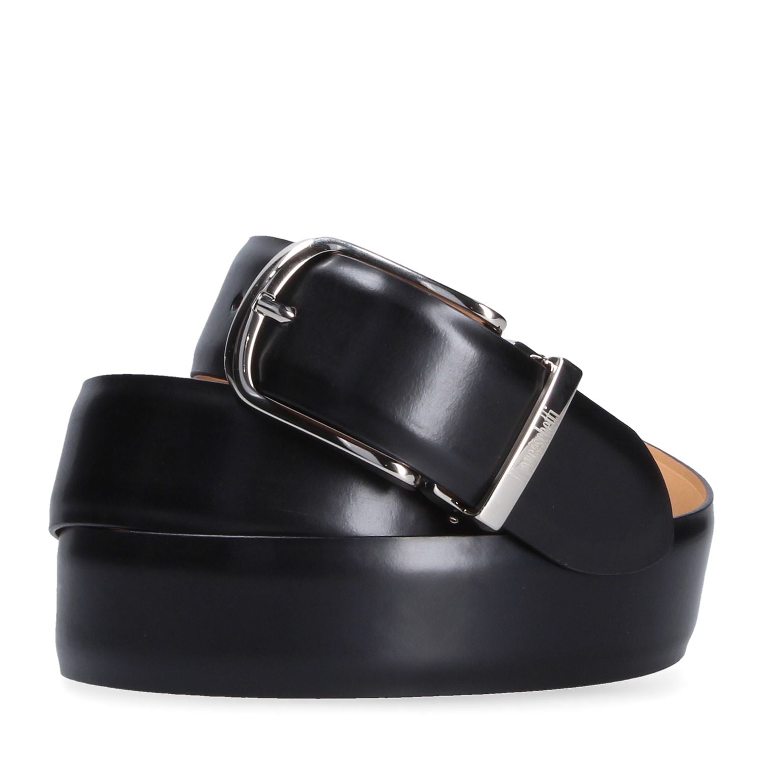 CINTURA IN PELLE NERA