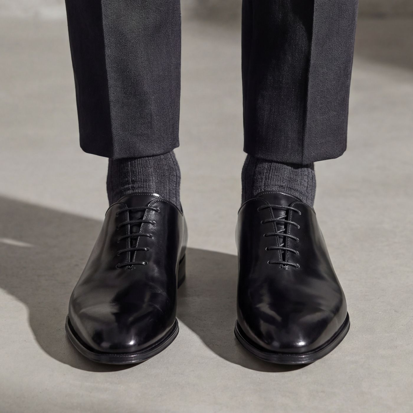 Francesina Imperia in vitello nero e fondo cuoio