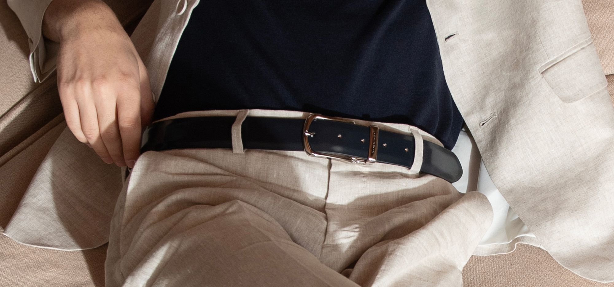 cinture made in Italy in vero cuoio