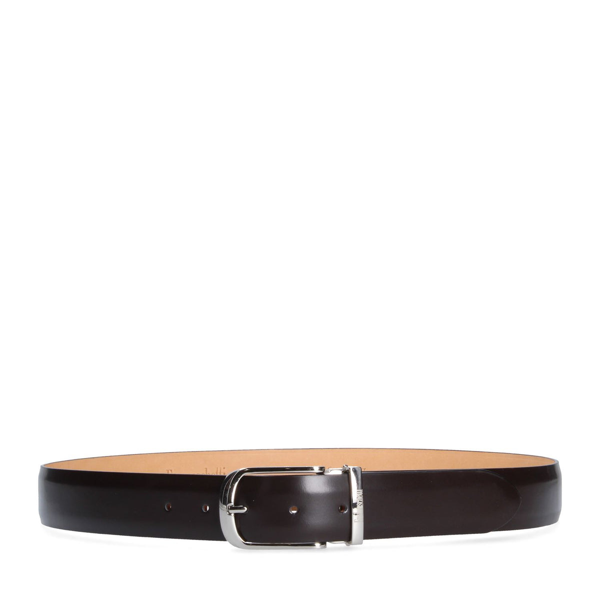 Cintura Artigianale Italiana In Pelle Marrone Elasticizzata – Uomo 2,5 Cm